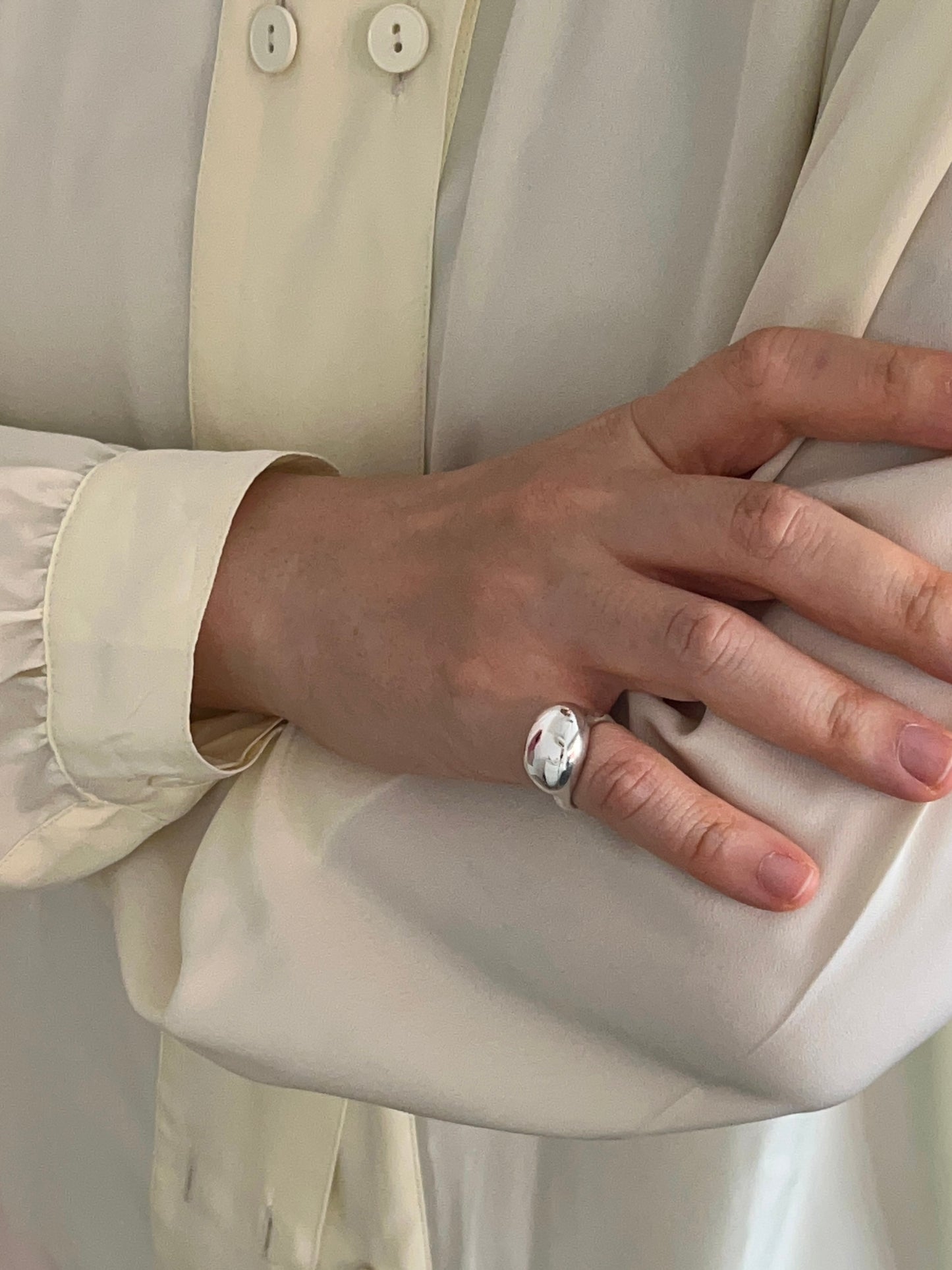 "Just Be" Pinky Ring